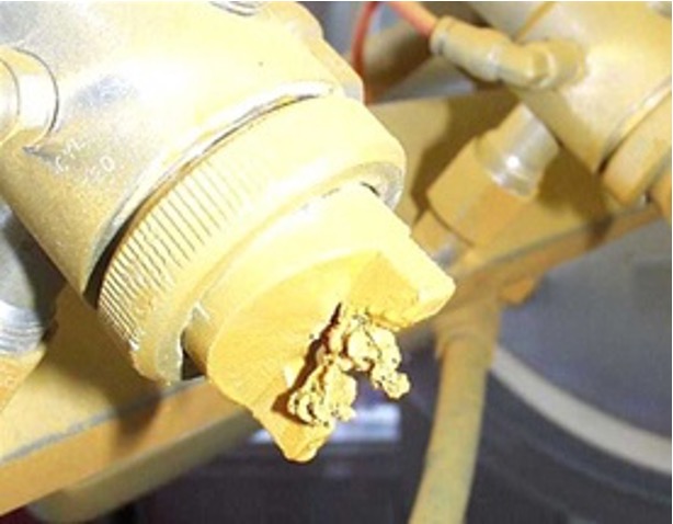 Clogged atomization nozzle