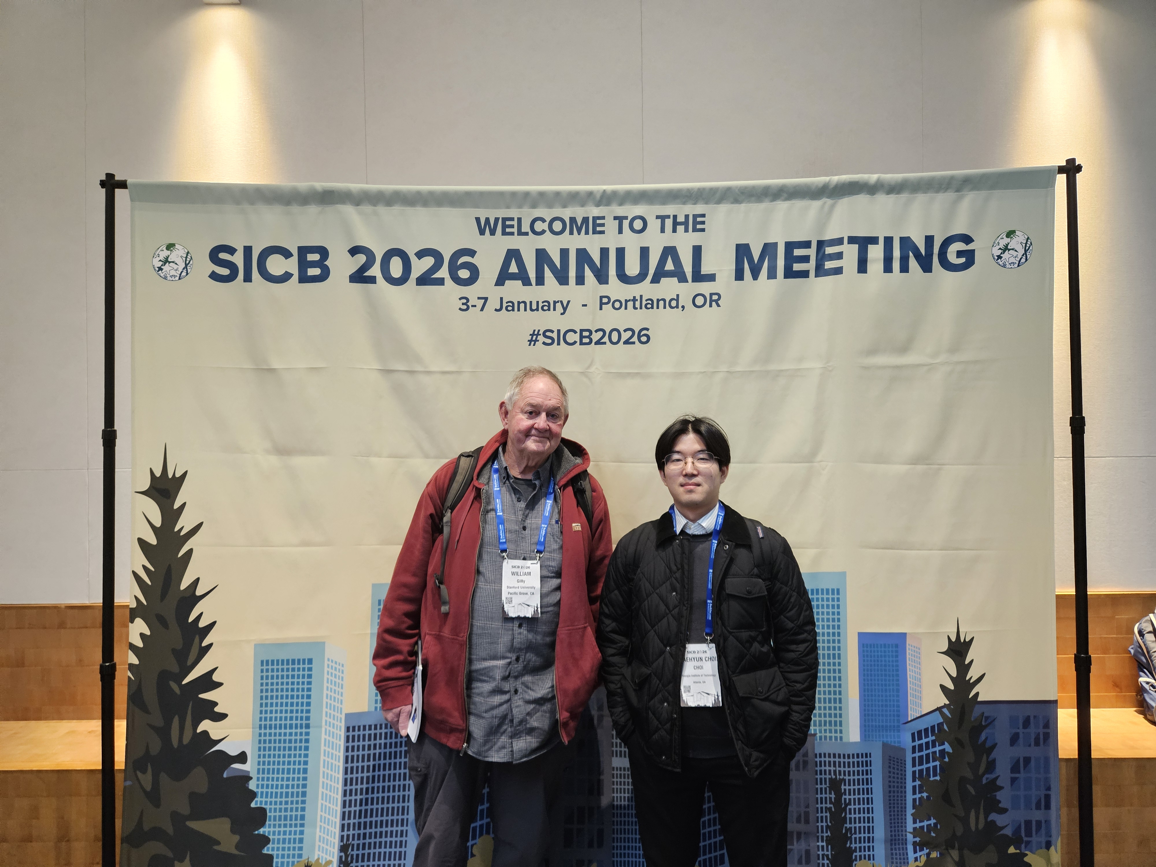 SICB 2026 — with Prof. Gilly